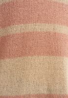 Bayan Çok Renkli V-Neck Çizgili Triko