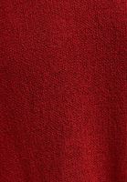 Bayan Bordo Wide-Fit V Yaka Triko