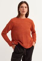 Bayan Kiremit Çok Yönlü Şönil Crop Top