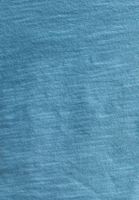 Bayan Mavi Pamuklu U Yaka Tişört