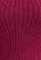 Bayan Vişne Çürüğü Casual Kare Yaka Atlet