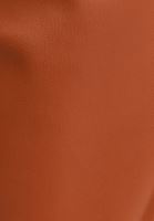 Bayan Kahverengi Vintage Püsküllü Vegan Deri Ceket