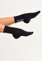 Bayan Siyah Lucky Ankle Çorap