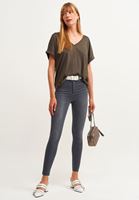 Bayan Yeşil Nature Friendly Oversize Tişört ( MODAL )