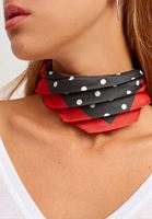 Bayan Çok Renkli Romantik Pauntiye Desenli Fular