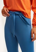 Bayan Mavi Ekstra Yumuşak Dokulu Toparlayıcı Tayt