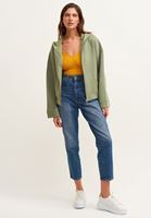 Bayan Sarı Dikişsiz Crop Top