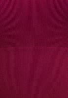 Bayan Vişne Çürüğü Dikişsiz Crop Top