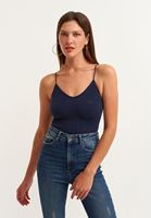 Bayan Çok Renkli Night Glow Dikişsiz Tank Top