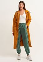 Bayan Krem V-Neck Uzun Kollu Top