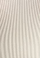 Bayan Krem V-Neck Uzun Kollu Top