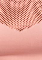 Bayan Pembe Ekstra Esnek ve Dikişsiz Crop Top