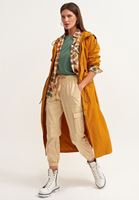 Bayan Bej Pamuklu Casual Jogger Pantolon