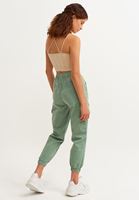 Bayan Yeşil Kargo Jogger Pantolon