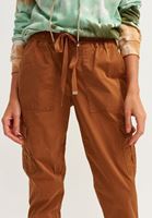 Bayan Kahverengi Kargo Jogger Pantolon