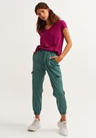 Bayan Yeşil Kargo Jogger Pantolon