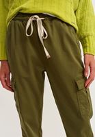Bayan Yeşil Casual Kargo Pantolon