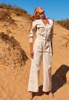 Bayan Bej Kemerli Maxi Tulum