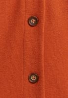 Bayan Kahverengi Pamuklu Çok Düğmeli Hırka