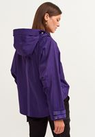 Bayan Mor Waterproof Casual Kapüşonlu Yağmurluk