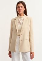 Bayan Bej The Classical Blazer Ceket