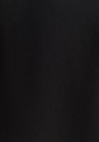 Bayan Siyah Mini Crop Blazer Ceket