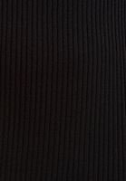 Bayan Siyah Maxi Triko Elbise