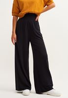 Bayan Siyah Nature Friendly Wide-Leg Pantolon ( TENCEL™ )
