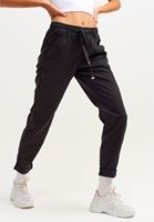 Bayan Siyah Yumuşak Dokulu Baggy Pantolon ( TENCEL™ ) 
