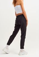 Bayan Siyah Yumuşak Dokulu Baggy Pantolon ( TENCEL™ ) 