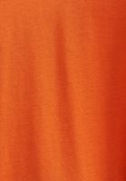 Bayan Turuncu Organik Pamuk Cepli Oversize Tişört  ( TENCEL™ )