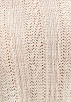 Bayan Krem Fırfırlı Bluz