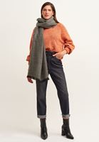 Bayan Siyah Crocodile Dokulu Casual Kemer