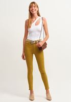 Bayan Yeşil Toparlayıcı Etkili Skinny Pantolon  ( TENCEL™ )