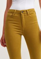 Bayan Yeşil Toparlayıcı Etkili Skinny Pantolon  ( TENCEL™ )