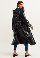 Bayan Siyah City Rugan Yağmurluk Ceket