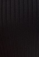 Bayan Siyah Casual Uzun Kollu Top 