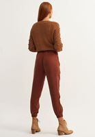 Bayan Kahverengi Nature Friendly Jogger Pantolon ( TENCEL™ )