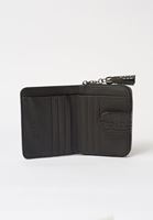 Bayan Siyah Crocodile Baskılı Vegan Cüzdan