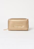Bayan Altın Casual Çok Bölmeli Cüzdan