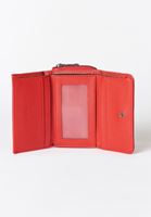 Bayan Kırmızı Casual Çok Bölmeli Cüzdan