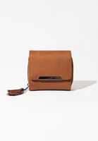 Bayan Kahverengi Çok Gözlü Süet Cüzdan