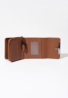 Bayan Kahverengi Çok Gözlü Süet Cüzdan