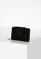 Bayan Siyah Süet Cüzdan