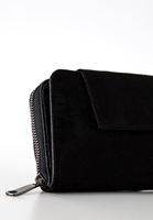 Bayan Siyah Süet Cüzdan