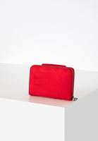 Bayan Kırmızı Süet Cüzdan