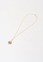 Bayan Altın Göz Uçlu Kolye