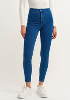 Bayan Mavi Ultra Yüksek Bel Denim Pantolon