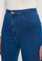 Bayan Mavi Ultra Yüksek Bel Denim Pantolon