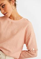 Bayan Pembe Çıkarılabilir Çıtçıt Detaylı Sweatshirt